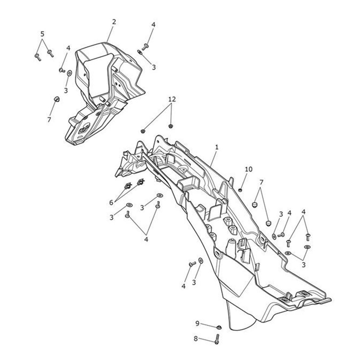 Bild von Mudguard Tray, Moulding