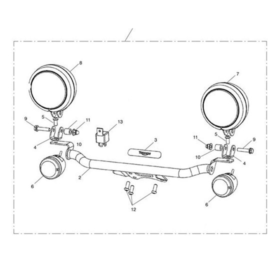 Bild von Nut, Flanged Domed, M8