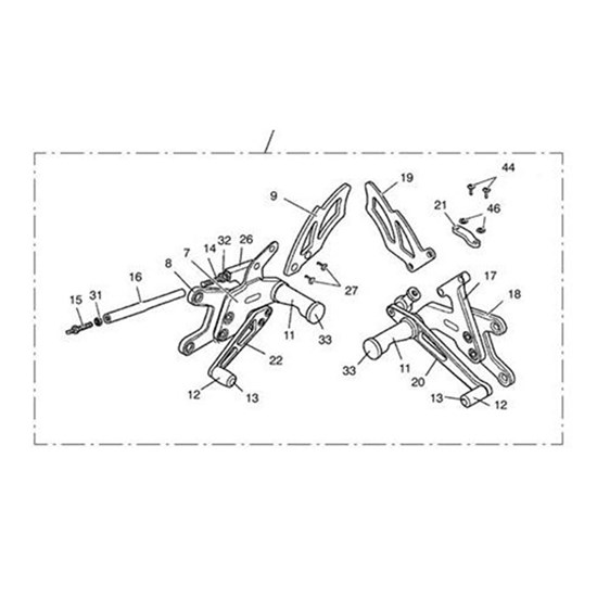 Bild von O Ring, Rear Sets