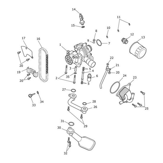 Bild von Oil Feed Pipe