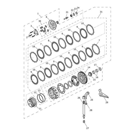 Bild von Outer Comp, Clutch