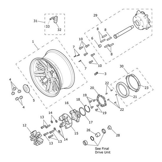 Bild von Outer Cush Drive Assy, Spares