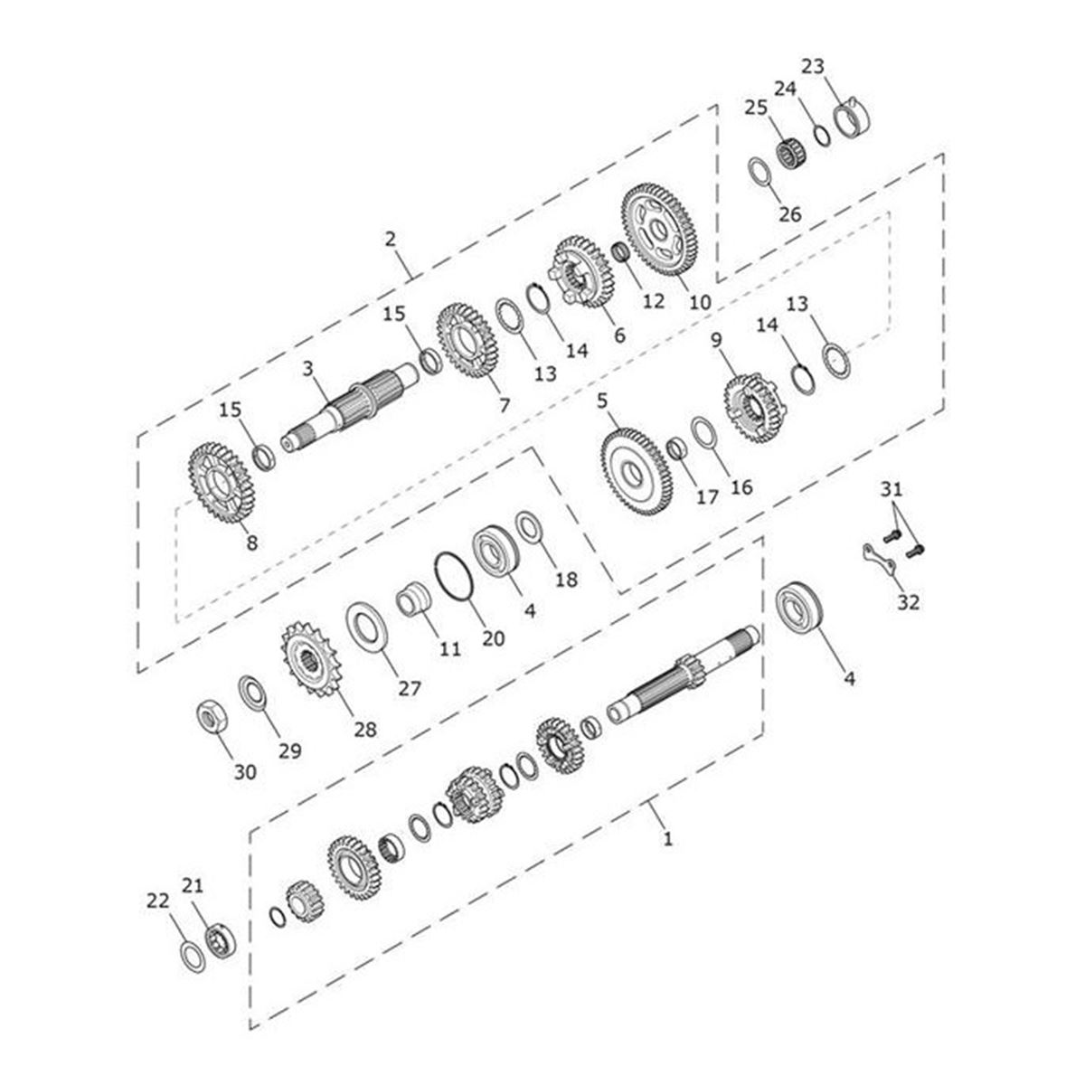 Bild von Output Gear, 6th, 34T