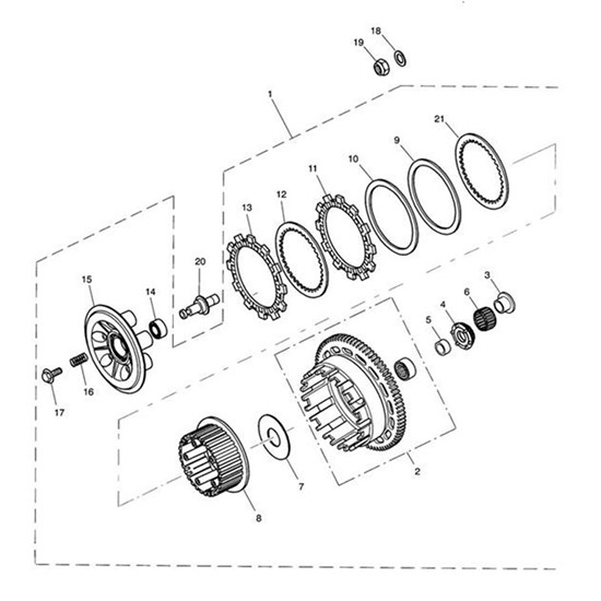 Bild von PLATE, CLUTCH, 2.0MM