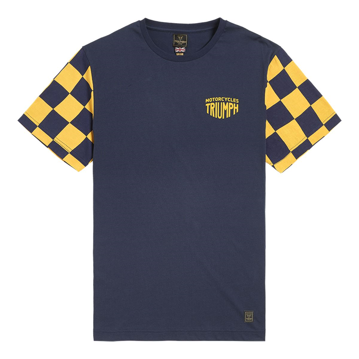 Picture of PRESTON T-SHIRT NAVY / YELLOW