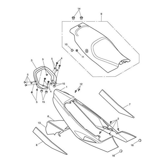 Bild von Pad, Heat Shield, Foam, Lh