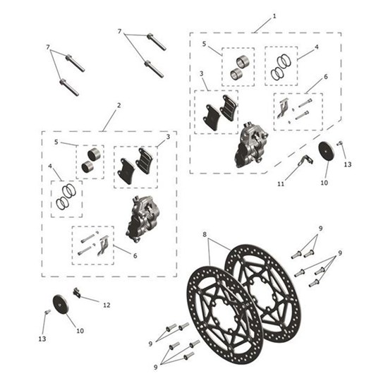 Bild von Pads & Rods Kit