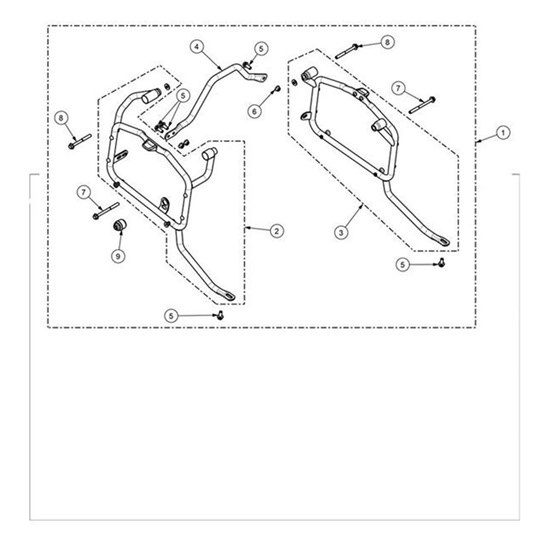 Bild von Pannier Mount, Frame Assy, LH