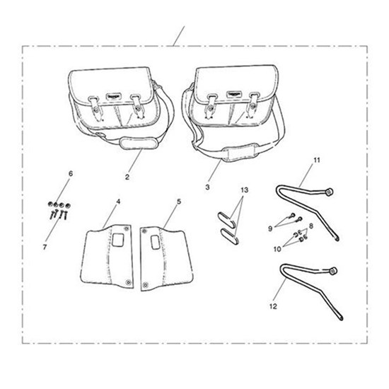 Bild von Pannier Rail, LH