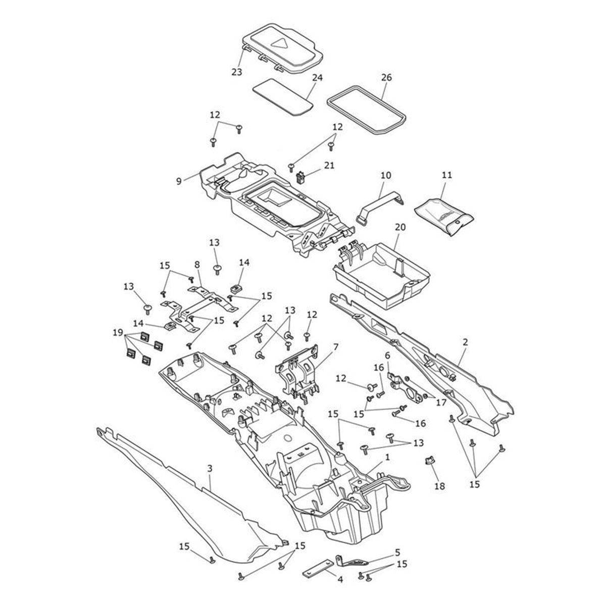 Bild von Phone Tray Moulding