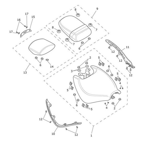 Bild von Pillion Seat, Premium Sport