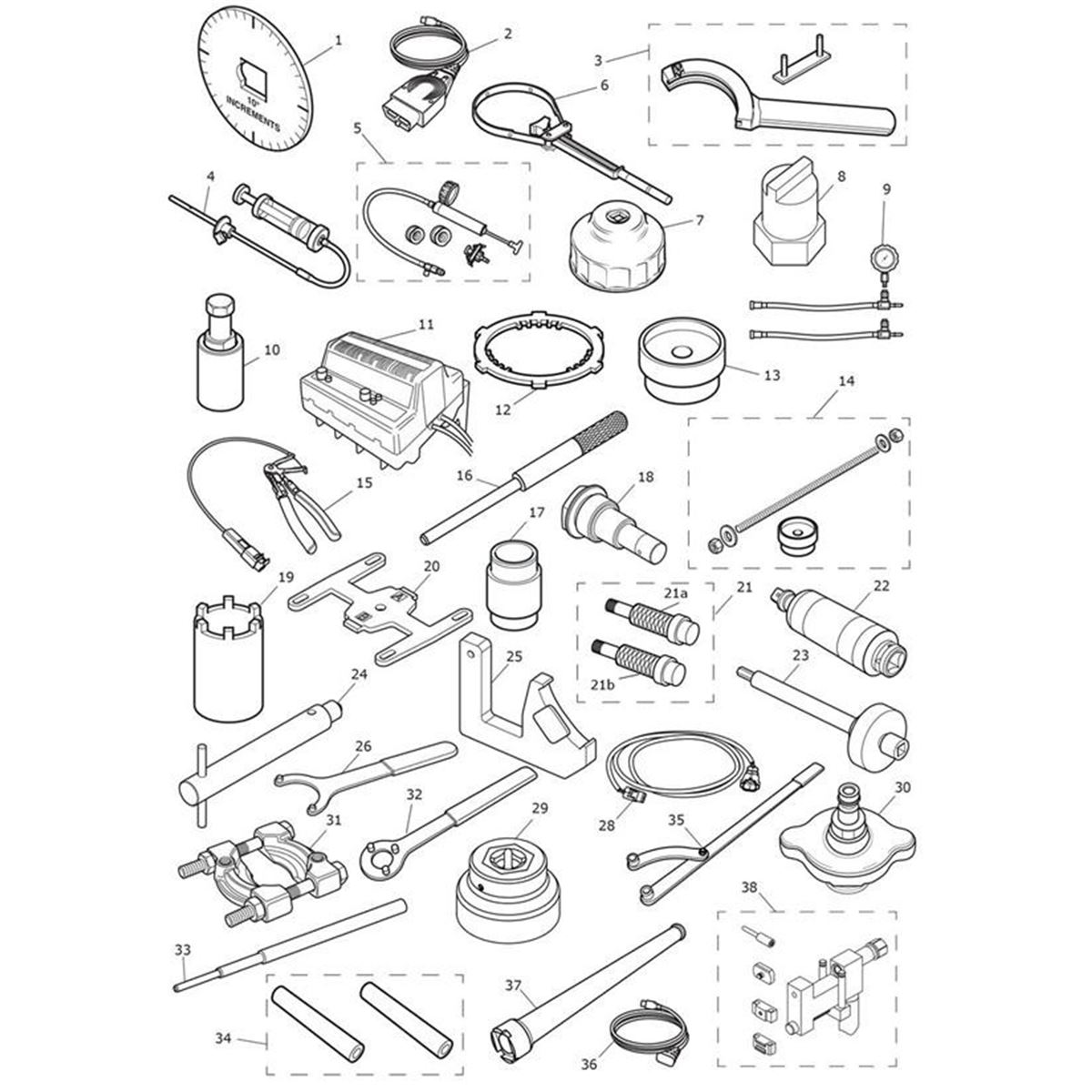 Bild von Pinset Pulley Wrench, 27mm