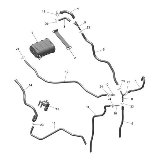 Bild von Pipe Connector - Purge Valve