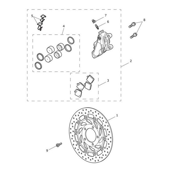 Bild von Piston & Seal Kit, Caliper