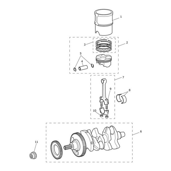 Bild von Piston Assy, 79mm, Cast