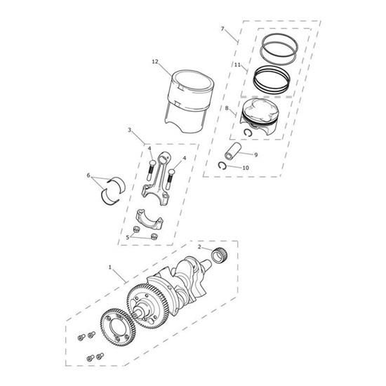 Bild von Piston Assy, 85.0 Cast