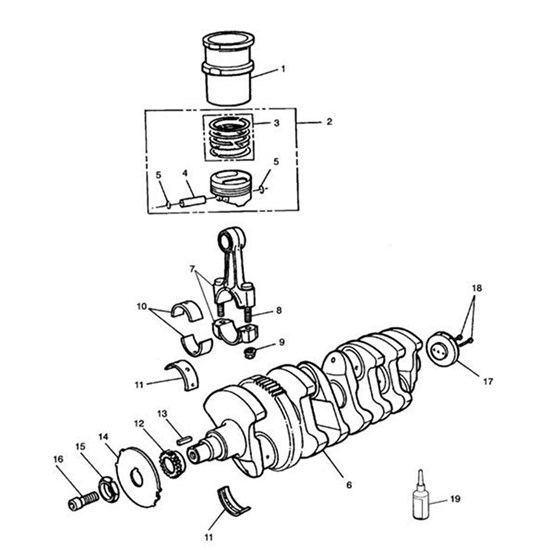 Bild von Piston Ring, Oil Control