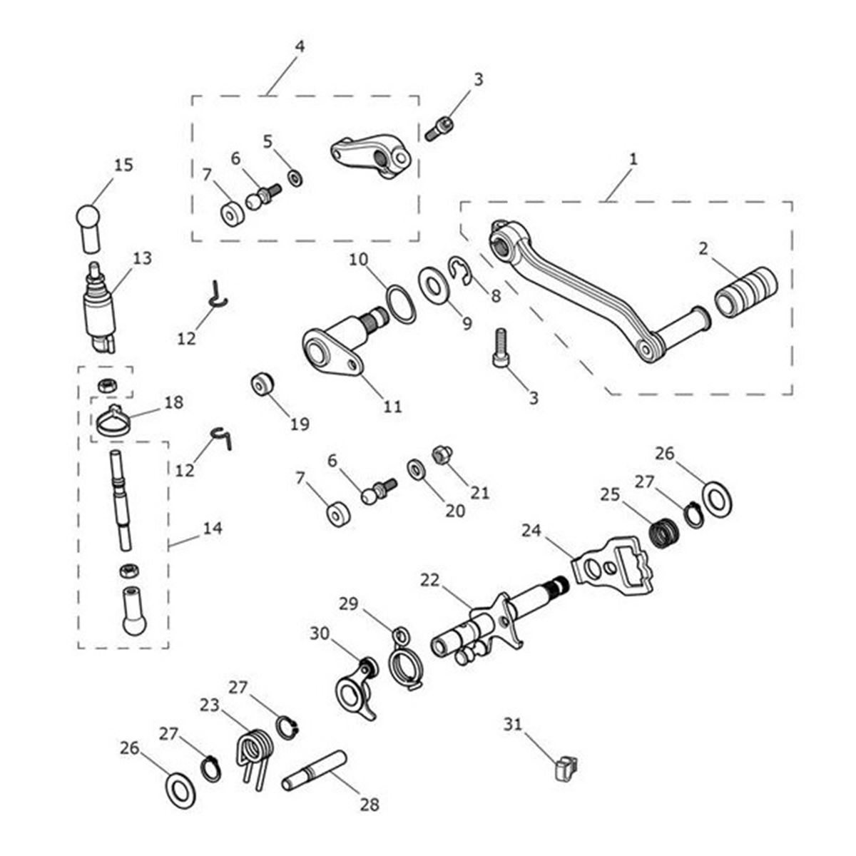 Bild von Pivot Arm, Gearchange