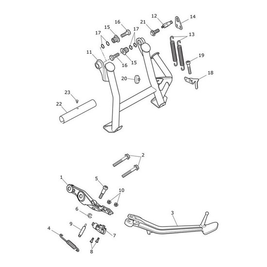 Bild von Pivot Pin, Sidestand