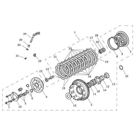 Bild von Plate, Clutch, B