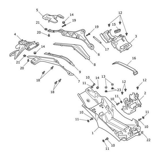 Bild von Plate, Hanger, LH, Crinkle Black