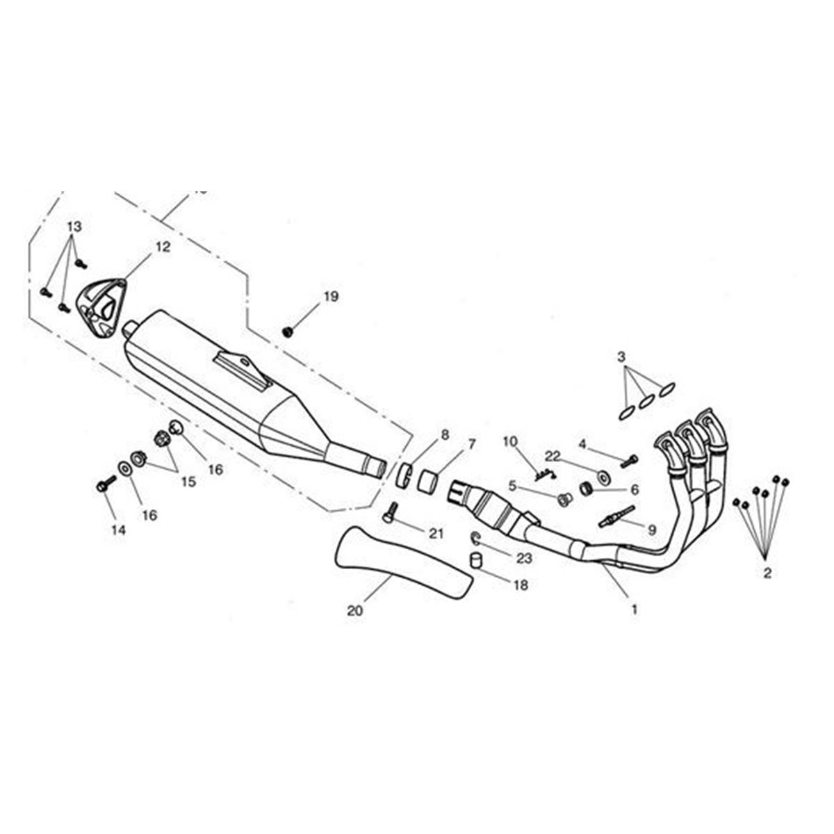 Bild von Primary Exhaust System Assy