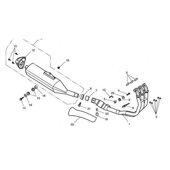 Bild von Primary Exhaust System Assy