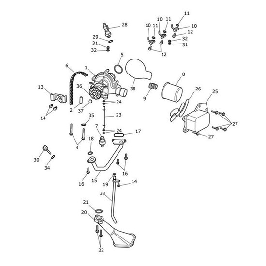 Bild von Pump Assembly, Oil & Water