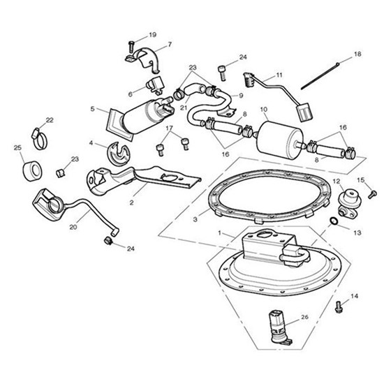 Bild von Pump Plate & Connector Assy