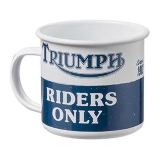 Bild von RIDERS ONLY ENAMEL MUG (PACK OF 4)