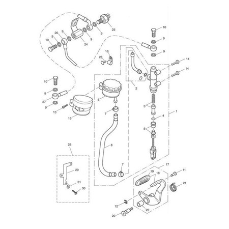 Bild von RUECKHOLFEDER, BREMSPEDAL