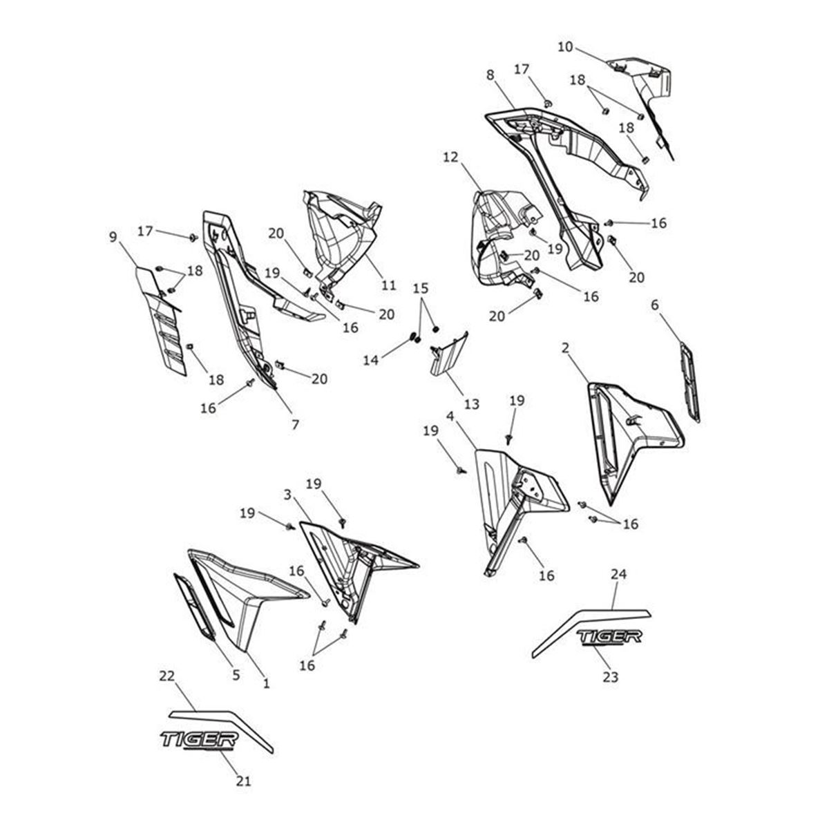 Bild von Rad Cowl, Infill, RH