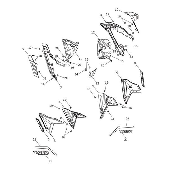 Bild von Rad Cowl, Infill, RH