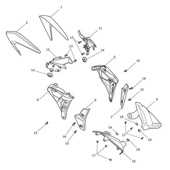 Bild von Rad Cowl, Inner, LH, Mldg