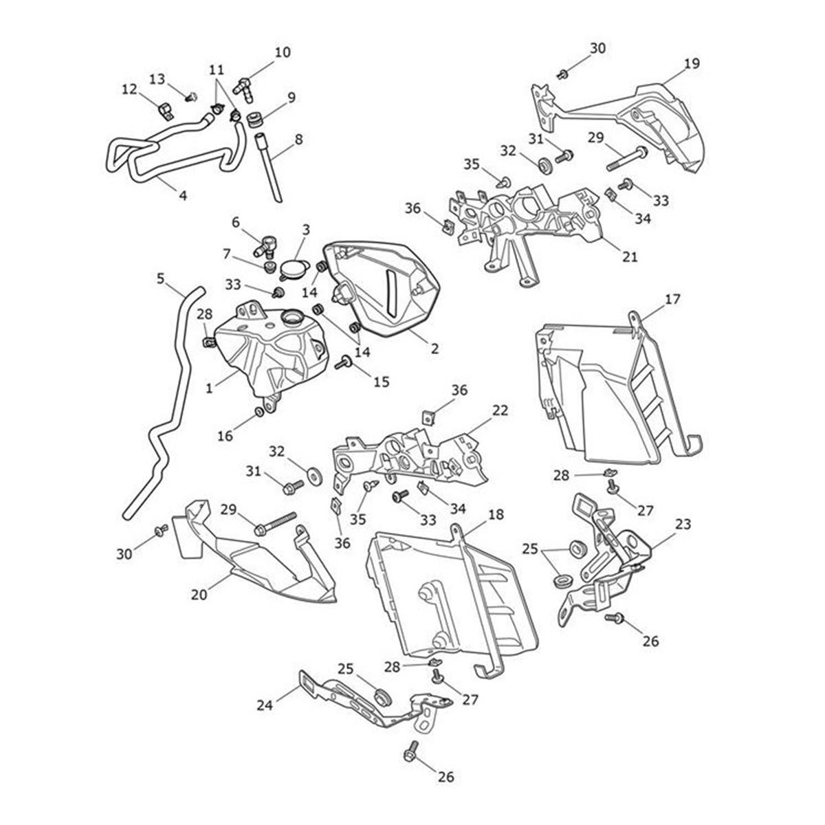 Bild von Rad Mount Assy, RH