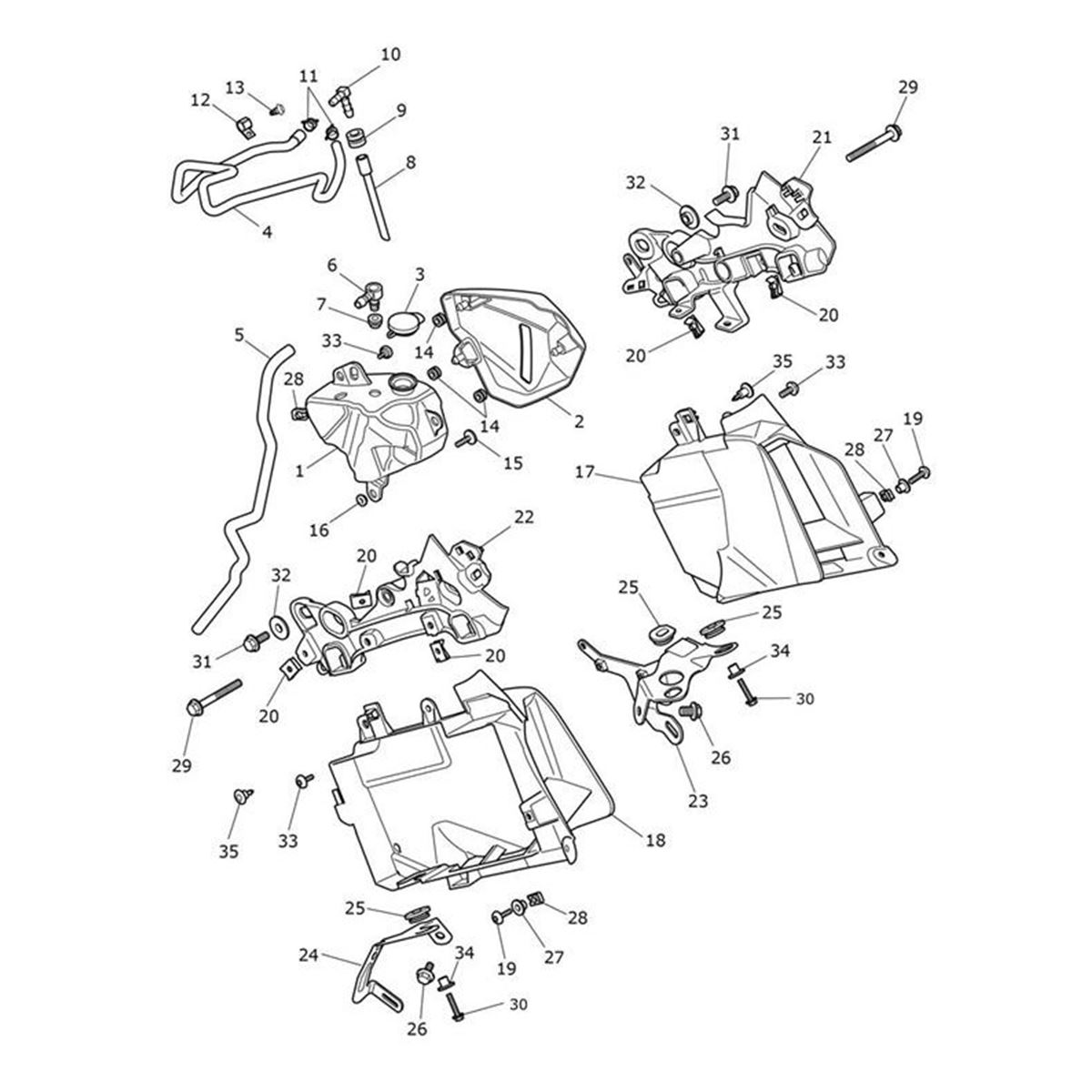 Bild von Rad Mount Assy, RH