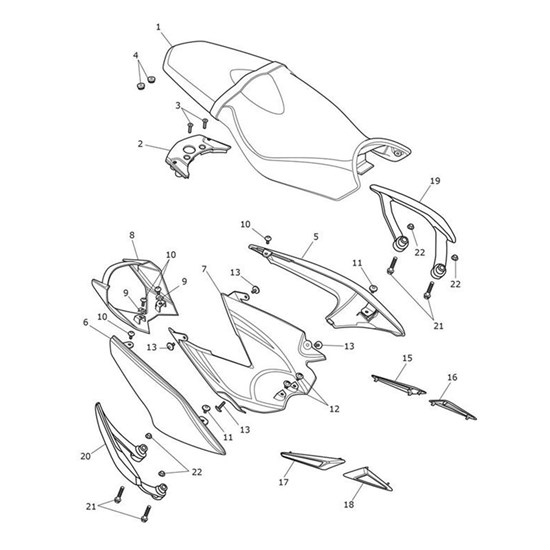 Bild von Rear Bodywork, RH