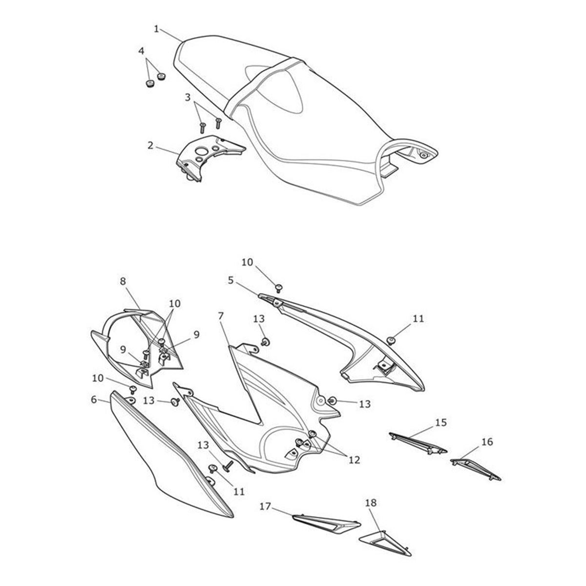 Bild von Rear Bodywork, RH