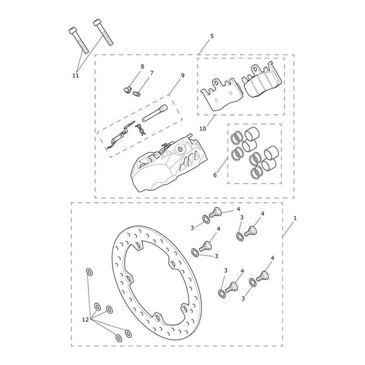 Bild von Rear Brake Caliper, M4, 32