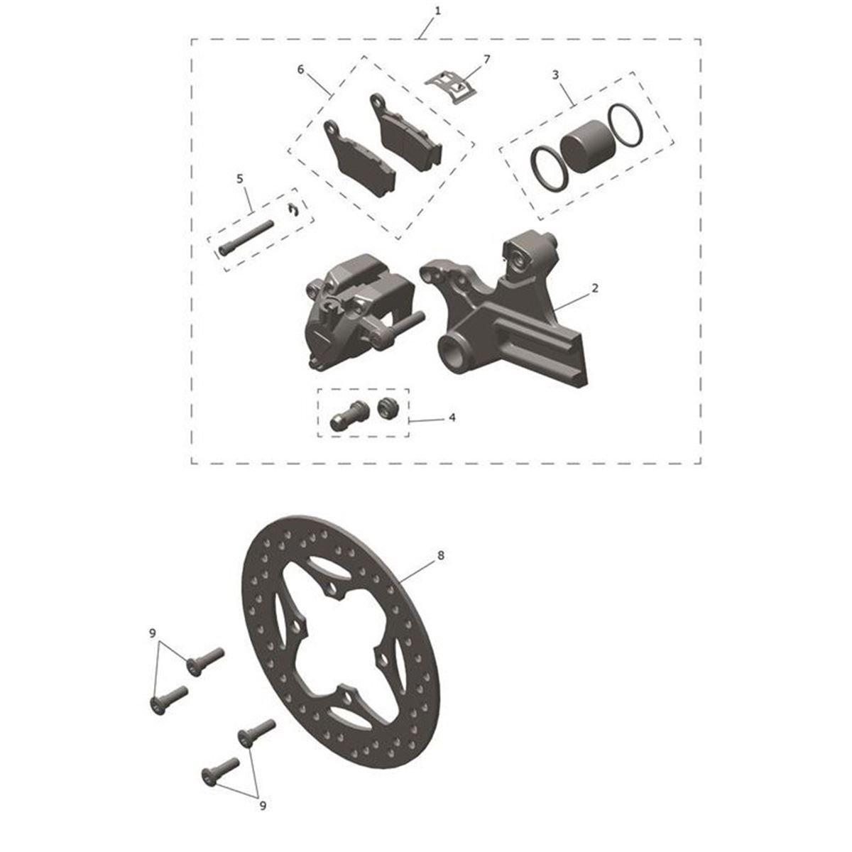 Bild von Rear Brake Caliper