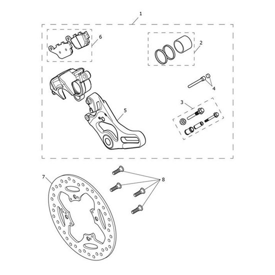 Bild von Rear Caliper Carrier