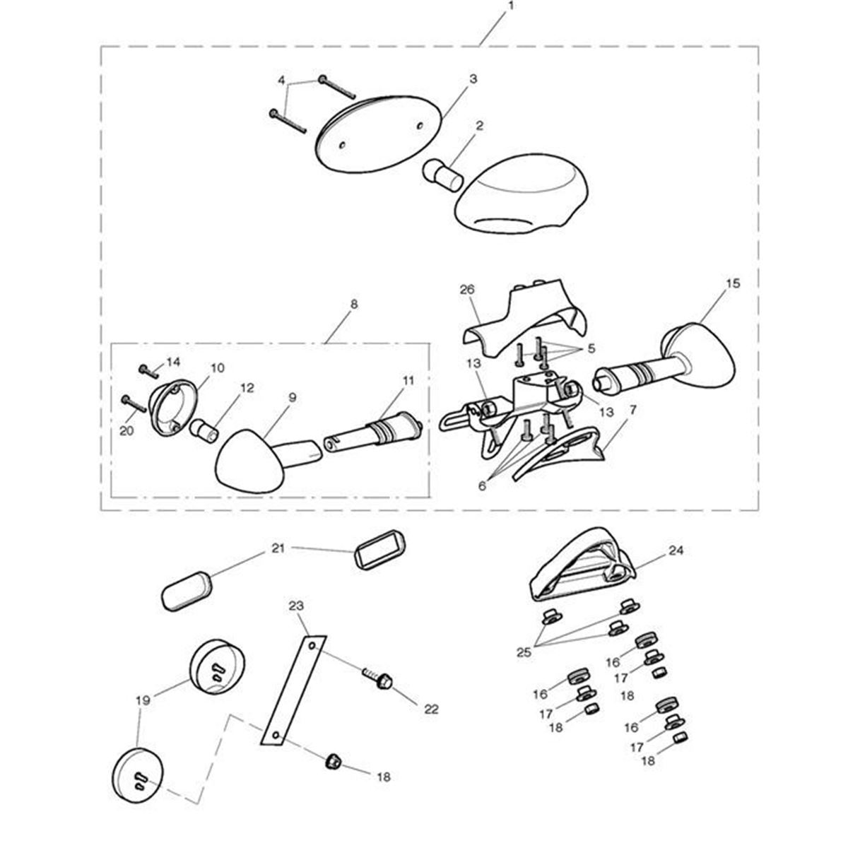 Bild von Rear Light Assy, SAE