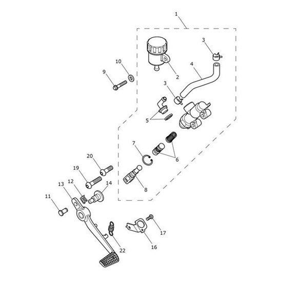 Bild von Rear M/Cyl Assembly