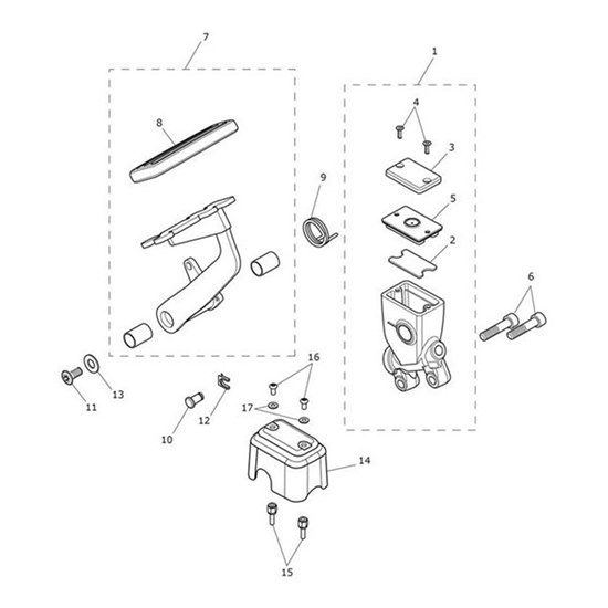 Bild von Rear M/Cylinder, Integrated