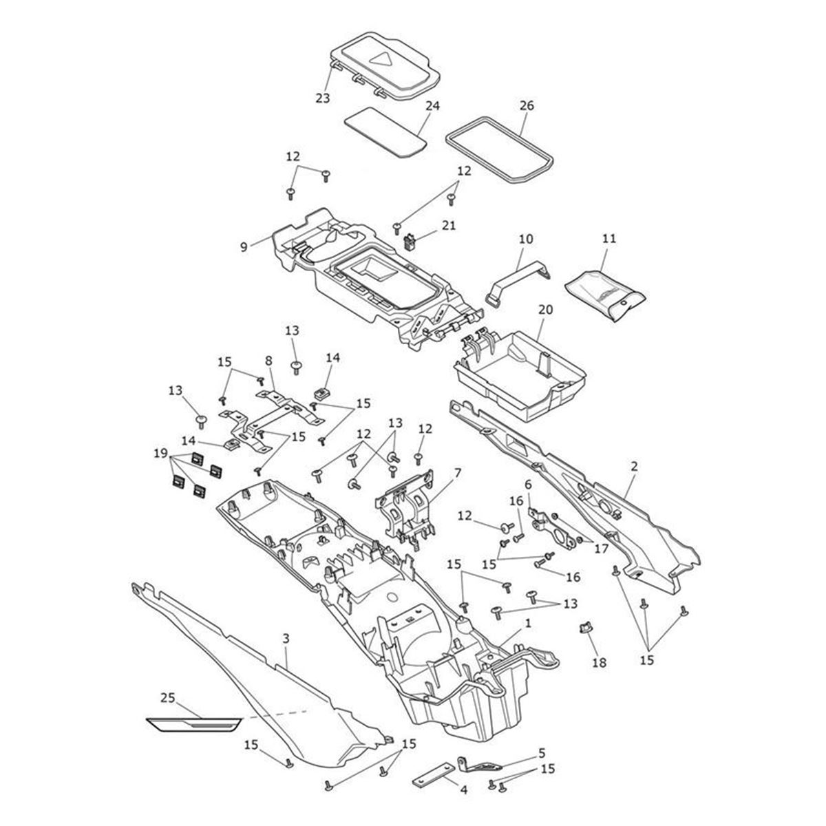 Bild von Rear Sidepanel Assy, RH