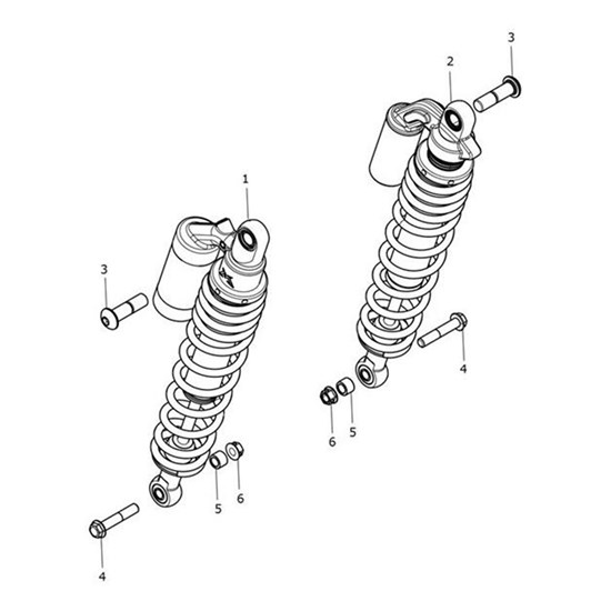 Bild von Rear Suspension Unit, LH