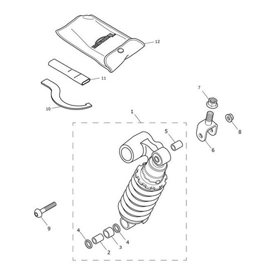 Bild von Rear Suspension Unit