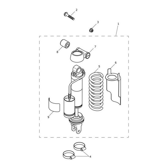 Bild von Rear Suspension Unit