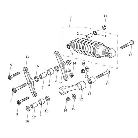 Bild von Rear Suspension Unit