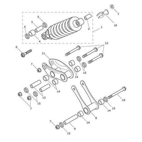 Bild von Rear Suspension Unit